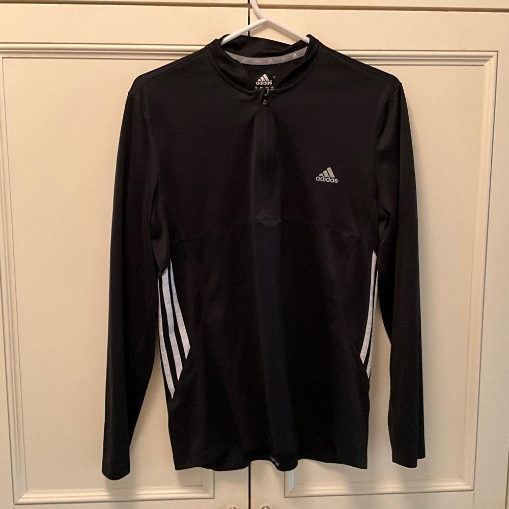 Adidas Women’s 1/2 Zip Three Stripe